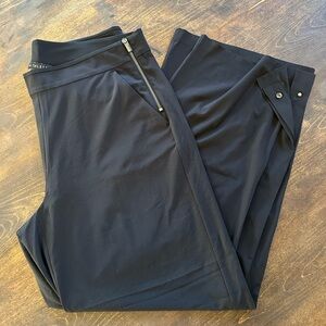 Athleta wide leg, lightweight trousers, black, 14🖤